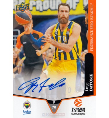 Goodwin Champions 2019 Turkish Airlines EuroLeague Autographs Luigi Datome (Fenerbahce Beko Istanbul)